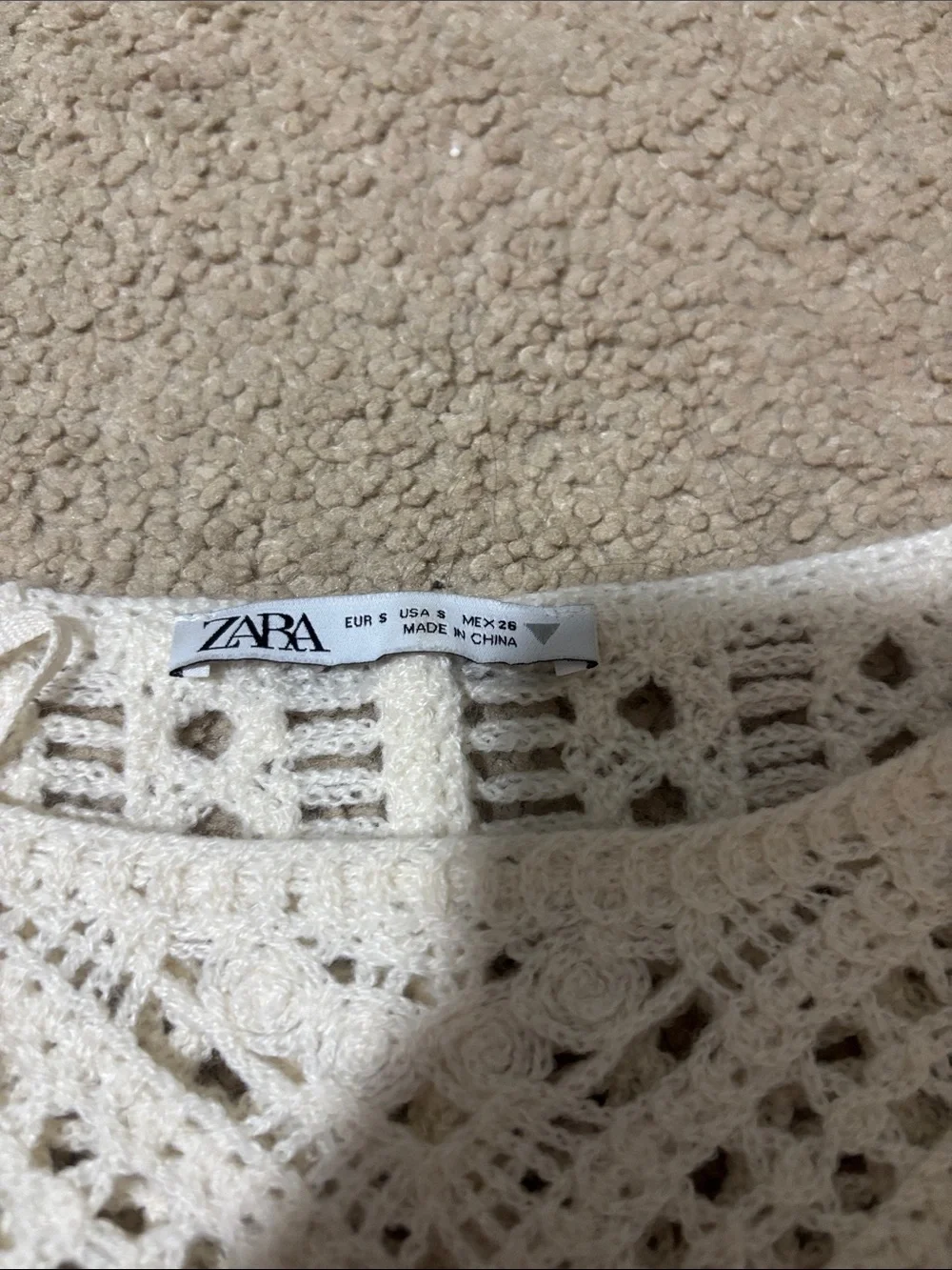 Zara lightweight crochet